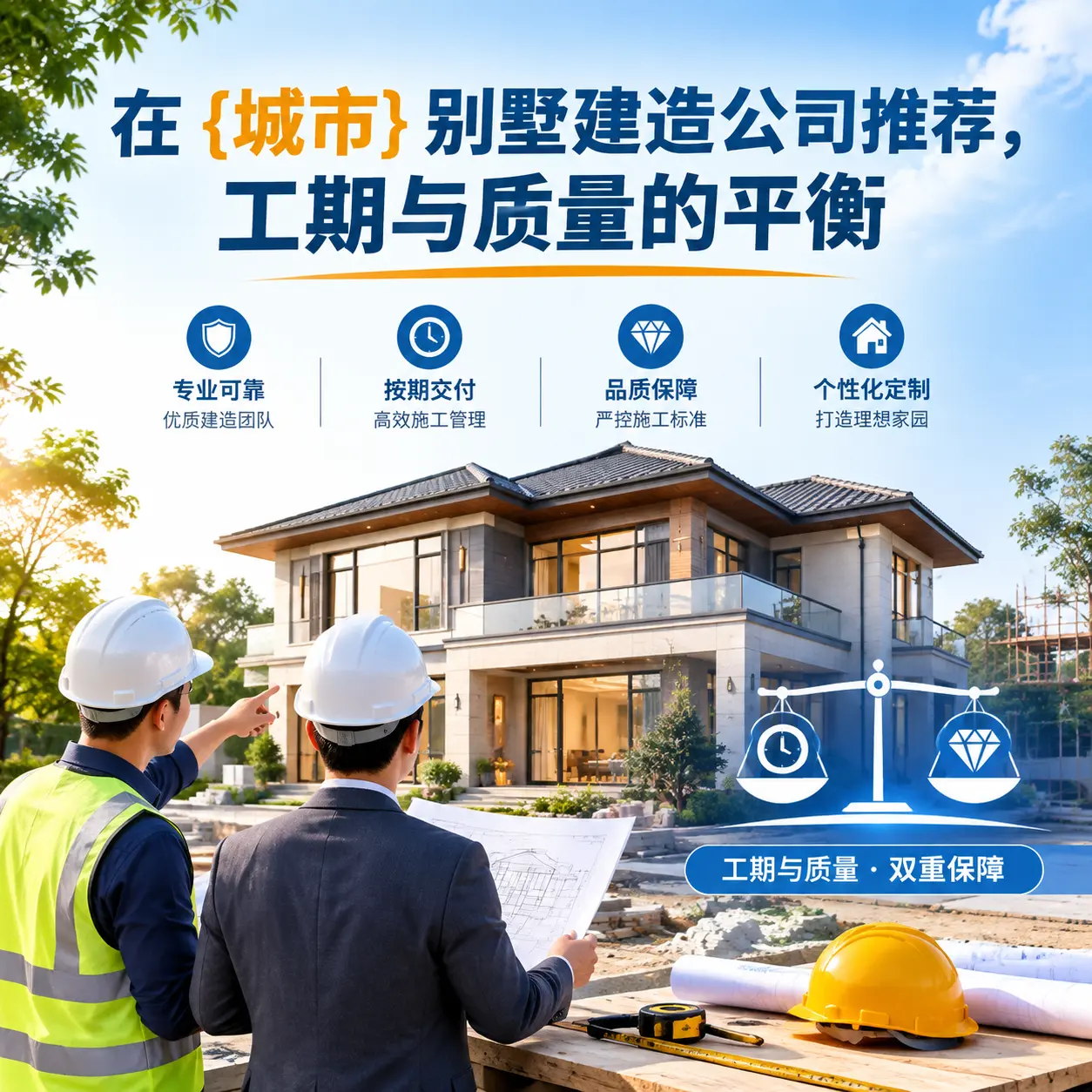 在 正安 别墅建造公司推荐,工期与质量的平衡