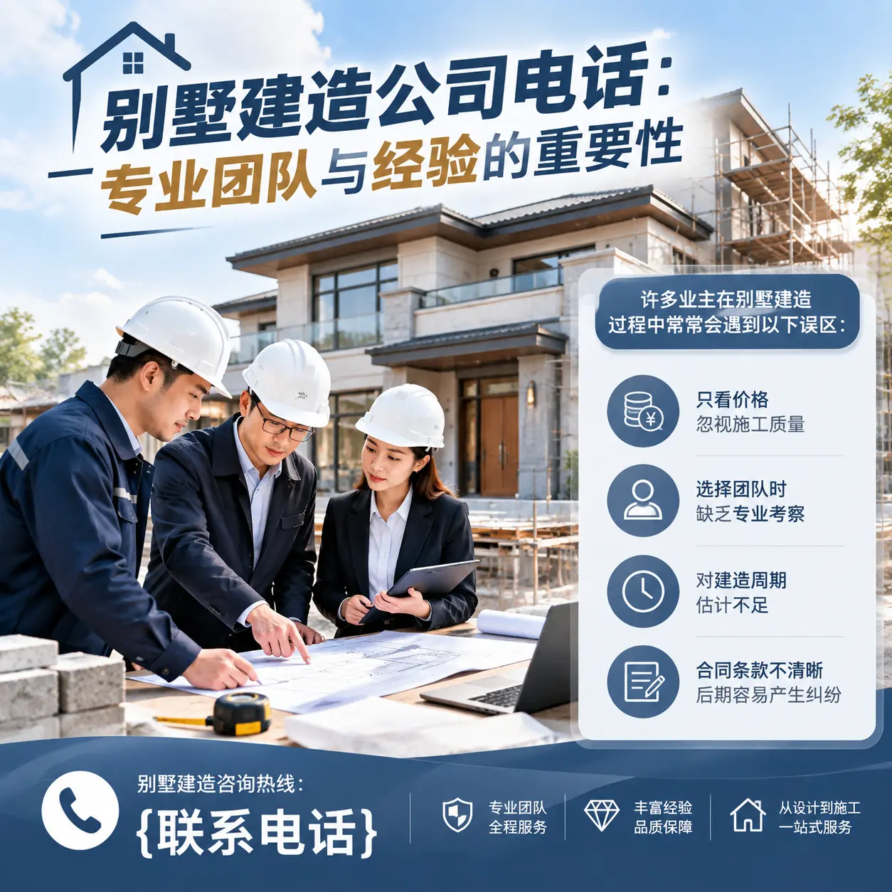 正安别墅建造公司电话：专业团队与经验的重要性