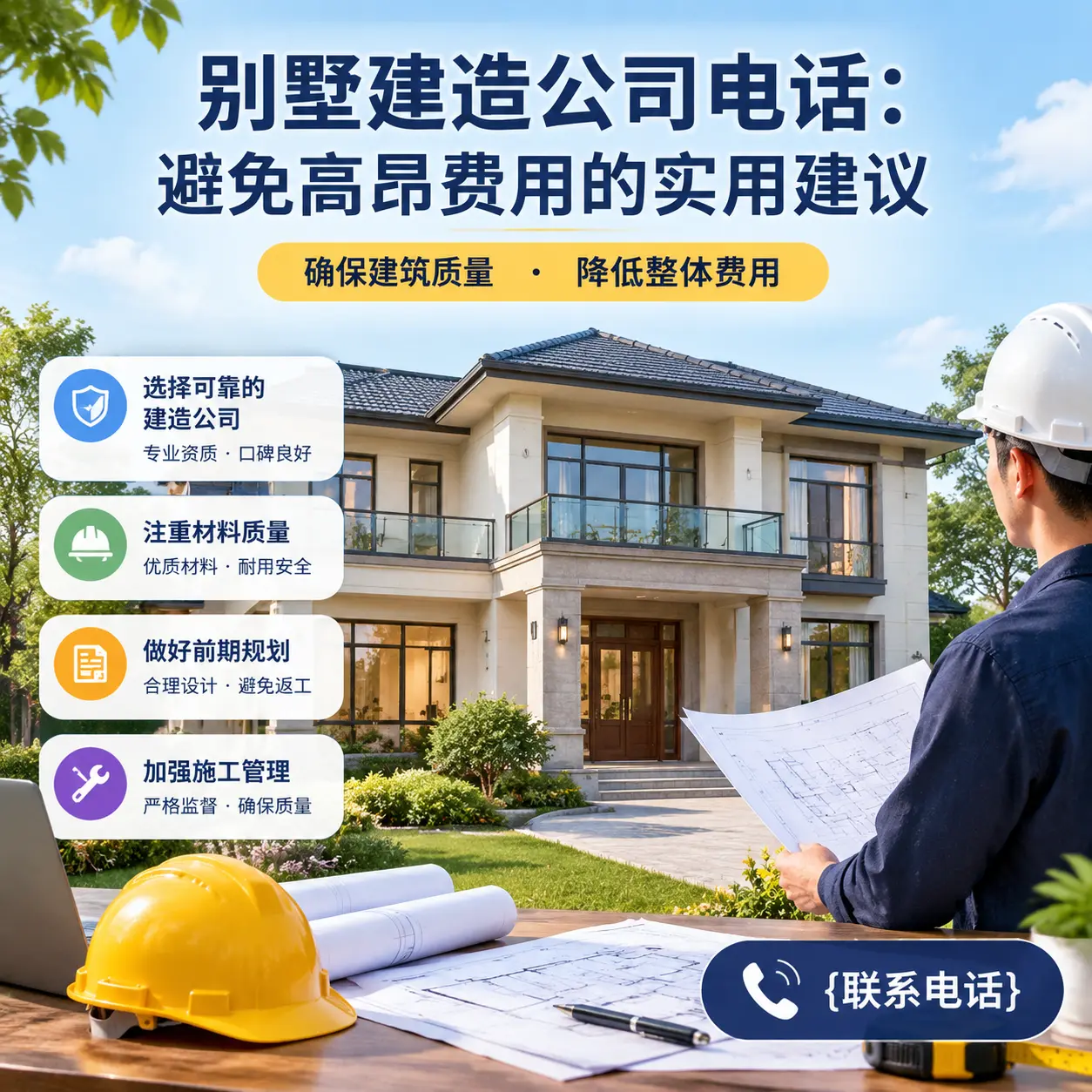 正安别墅建造公司电话:避免高昂费用的实用建议
