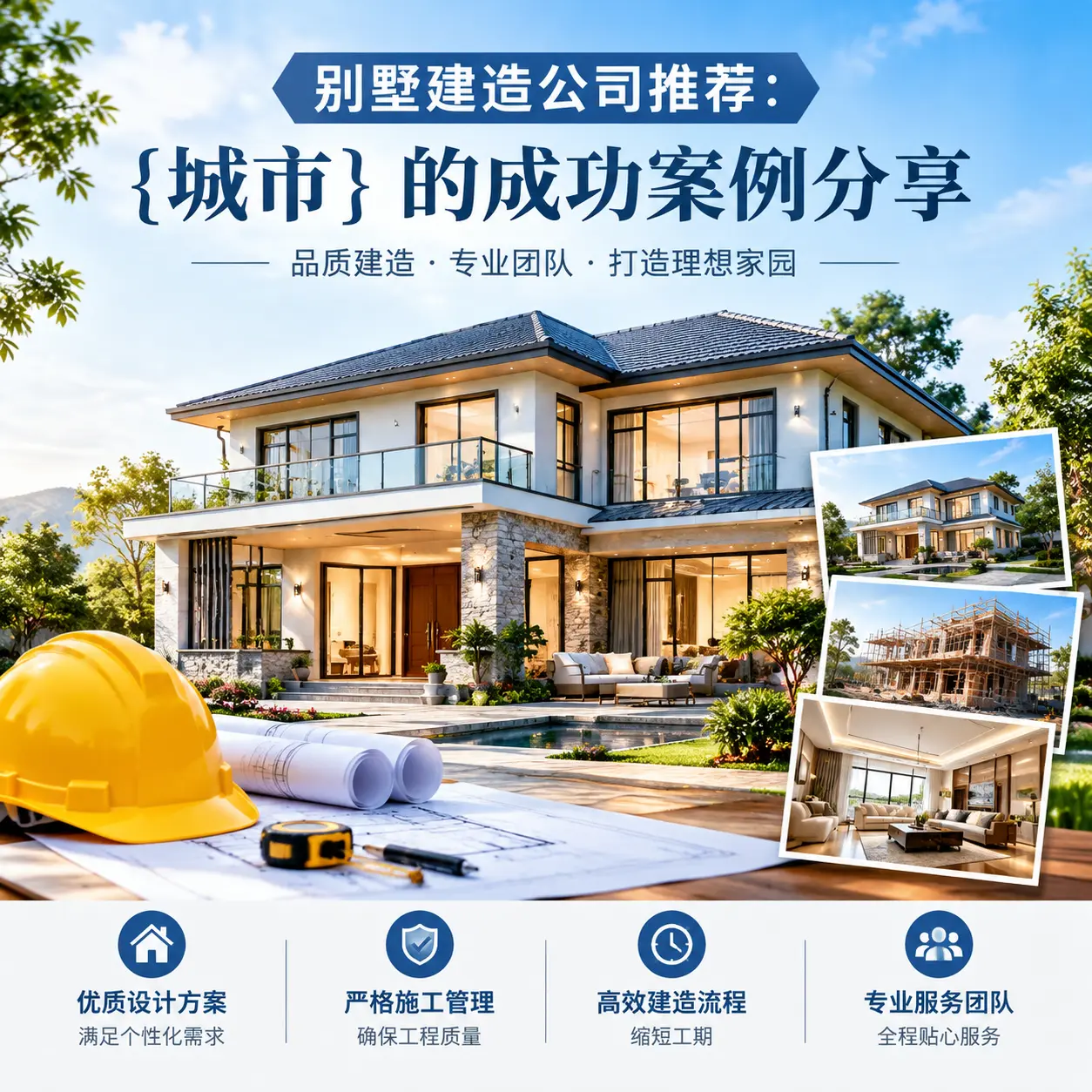 别墅建造公司推荐: 正安 的成功案例分享