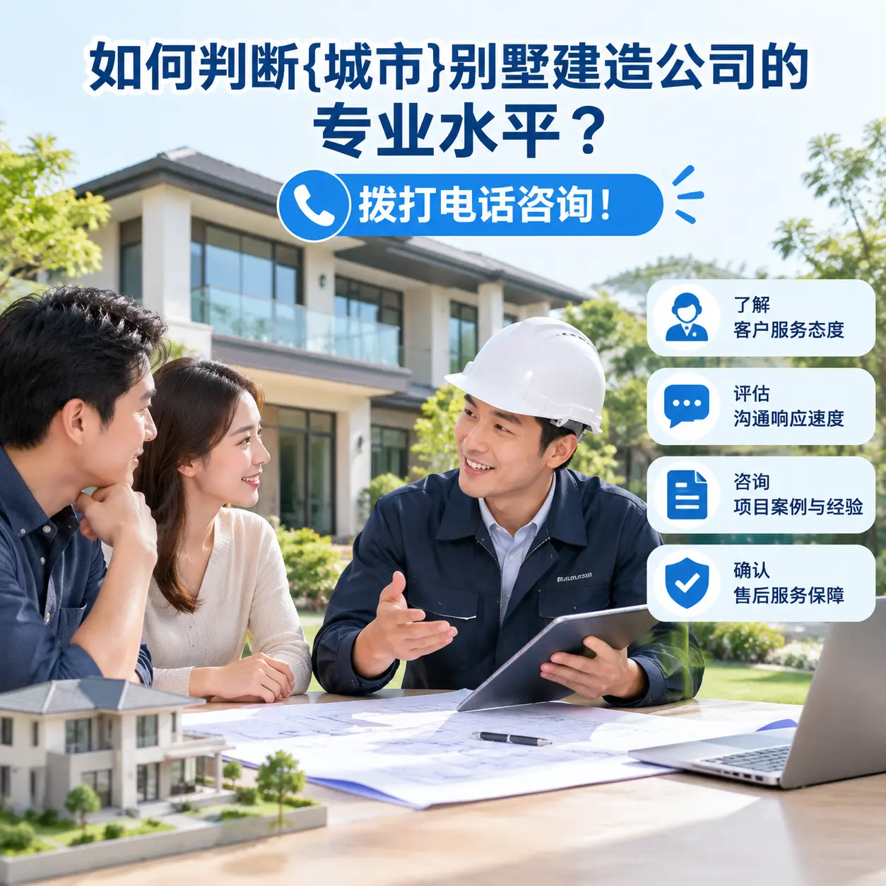 如何判断正安别墅建造公司的专业水平？拨打电话咨询！